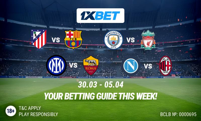 Atlético host Barcelona, Man City face Liverpool